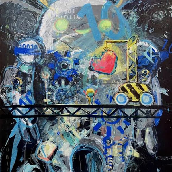 Abstract Industrial Artwork