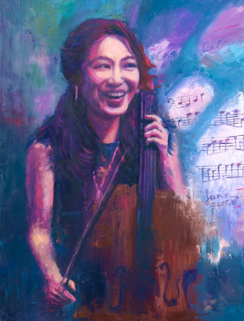 《自畫像》Self-Portrait, Playing