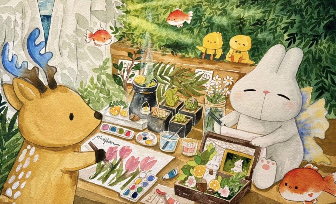 調色盤上的微光故事