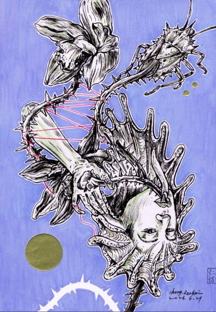 芽之2-油畫布無框複製畫(預購作品)