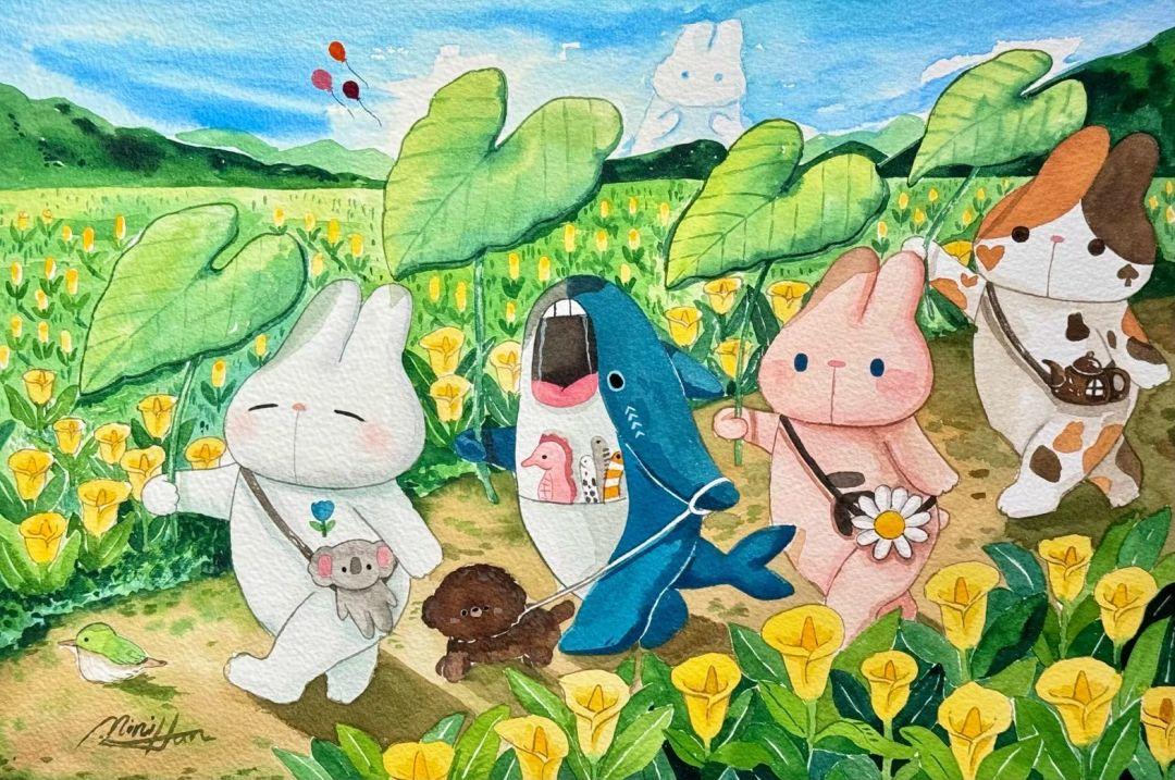 愜意的田野