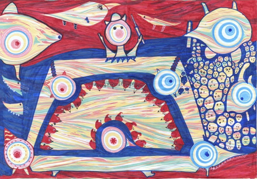 《誕生》 Birth (Ebru 藝術療癒系列 1)