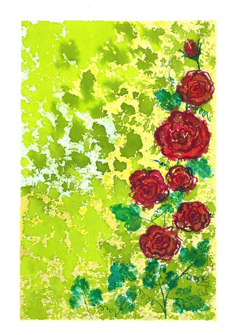 A rose tree in the corner