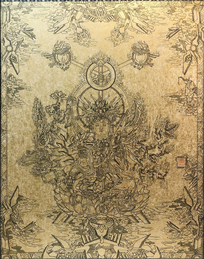 明王祥羽型多羅孔雀菩薩