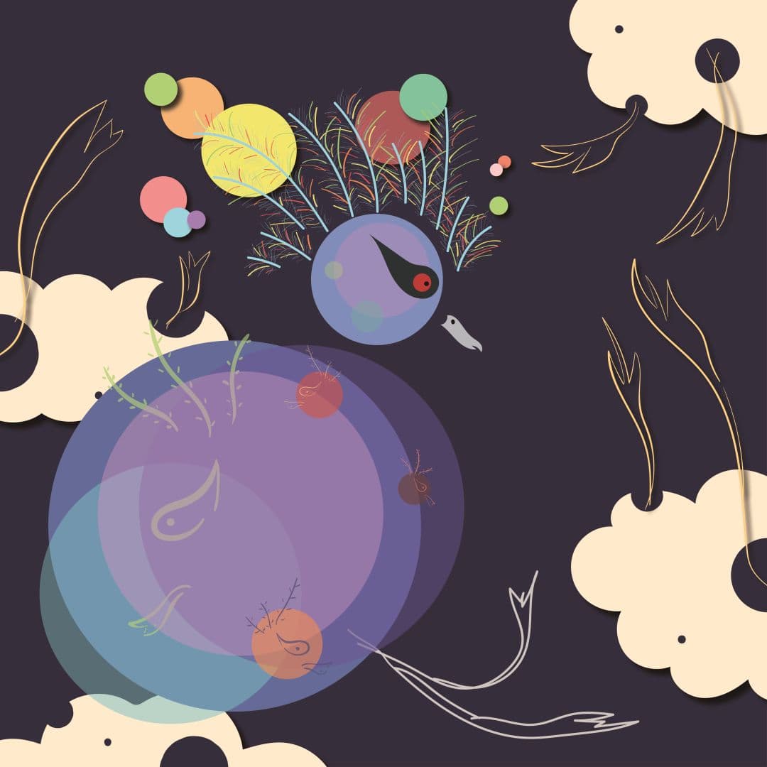 不飛的藍鳳冠鳩 1