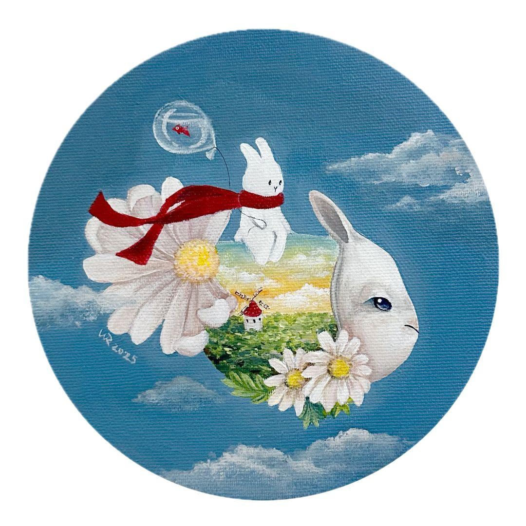 花魚|小雛菊兔子