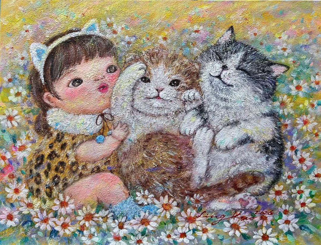 窩在花裡,也窩進你心裡