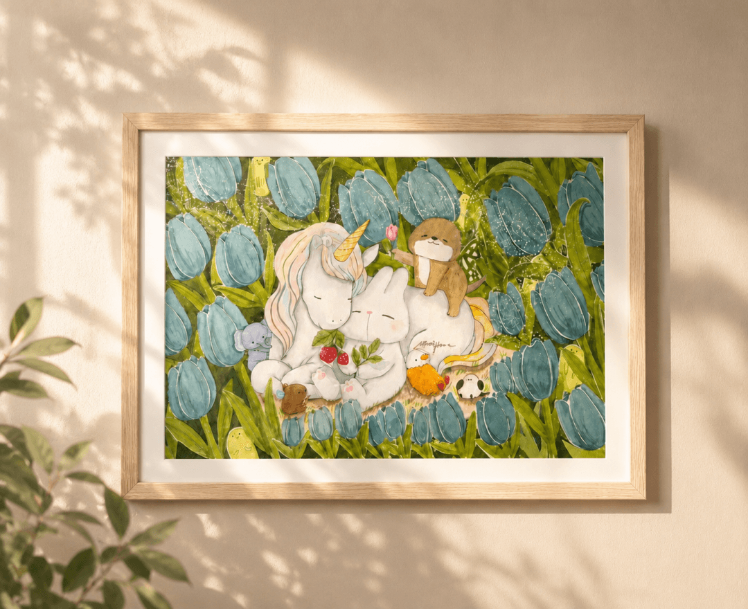 藍色花園的擁抱 2