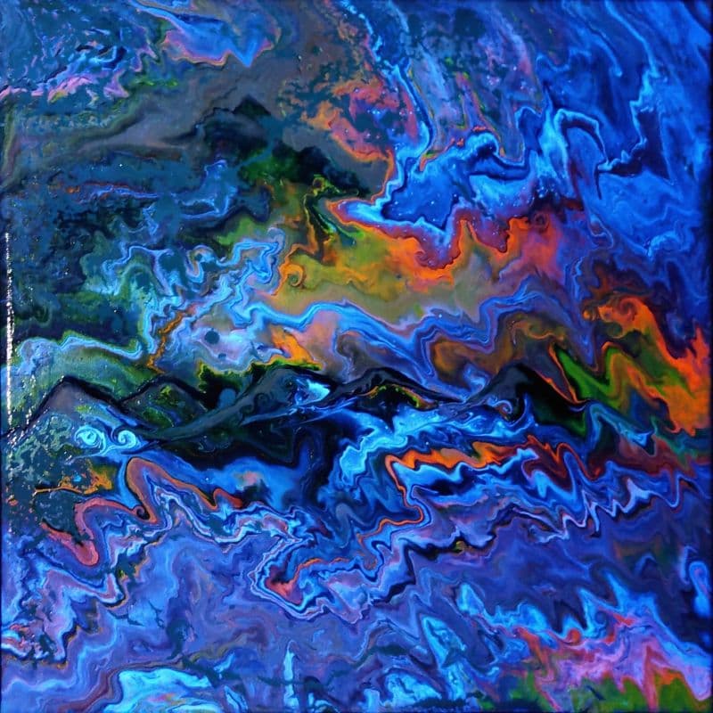 群山夕陽 2