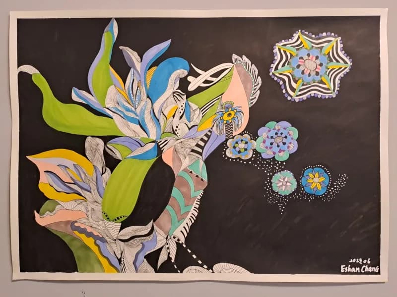 鳥與花的型態