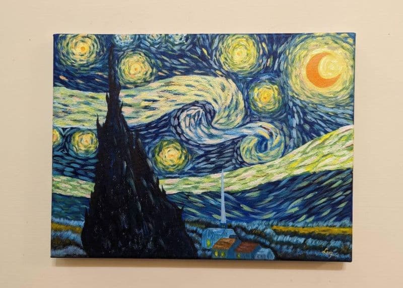 閃耀星月(學生Holly作品) 1