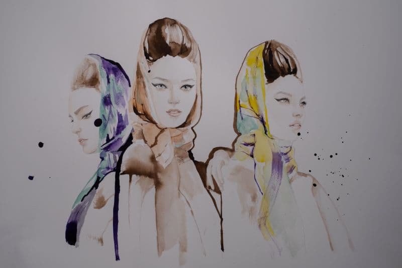 Triple Headscarves