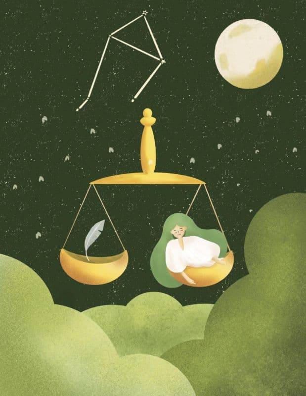 【女孩與星空】十二星座系列-天秤座