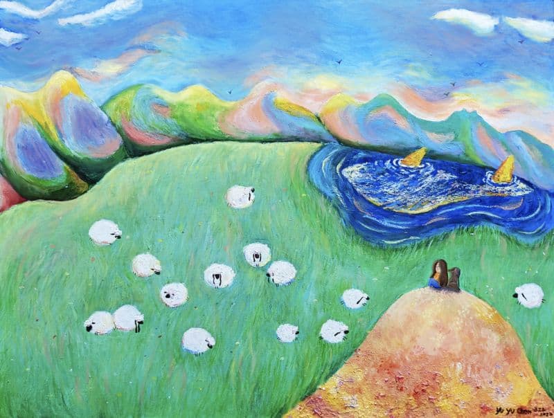 坐在山頭看風景 1