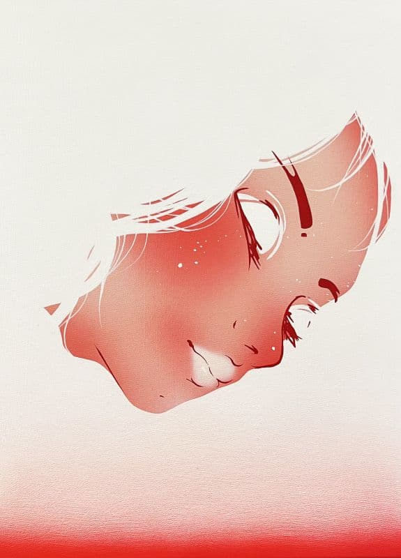 慢慢的,眼睛閉上。