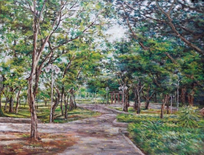 台北象山公園步道TaipeI Xian Shan park trail