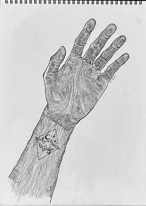 Pieces of me. The 1st one, the hand.