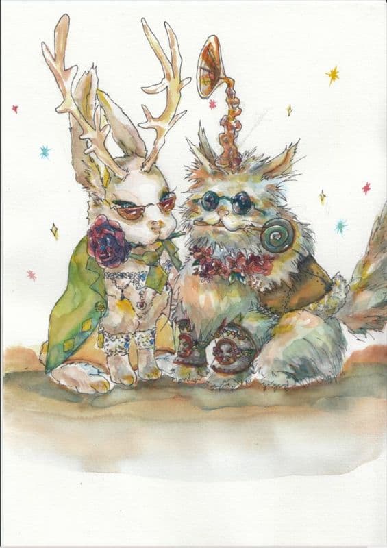 貴族兔兔和電波貓貓