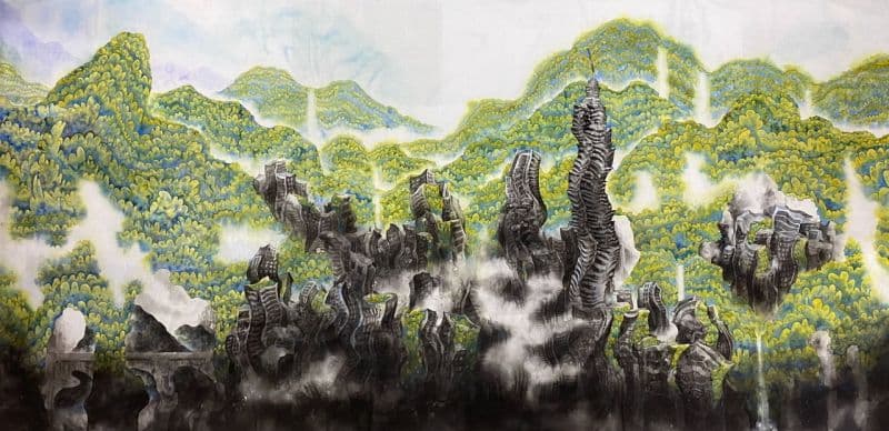崇山峻嶺