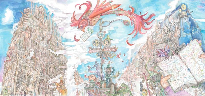 The city on the train