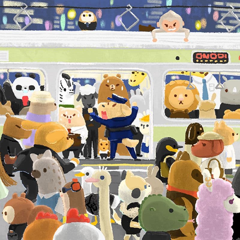 世界系列-擠電車