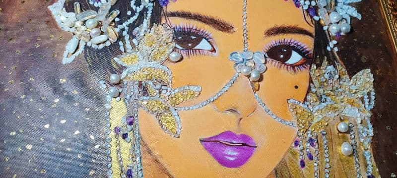 舞孃 Dancing Diva -珠寶畫 9