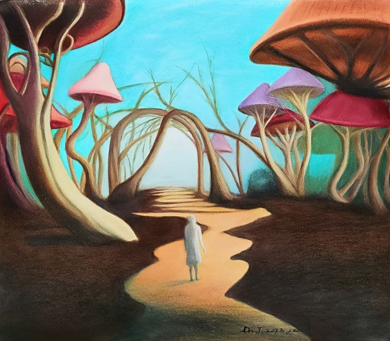 「向光而行」,黃搏「飛躍的靈魂系列」之八 1