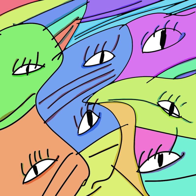 The eyes