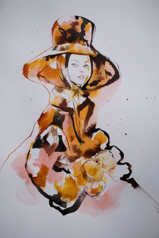 Huge Printed Hat