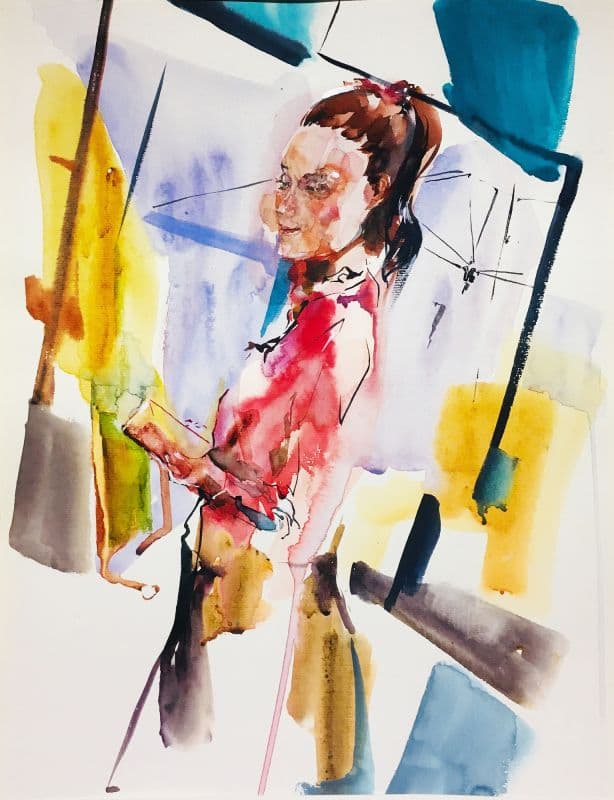 法國聖圖安用餐區的女侍者 2號 1