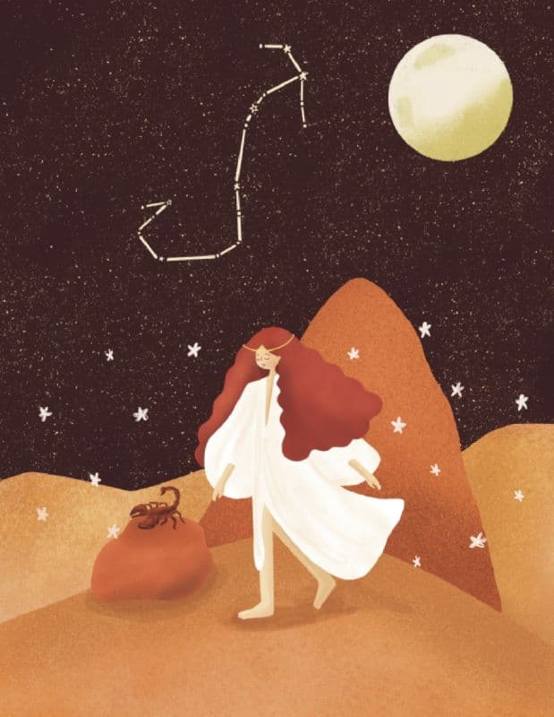 【女孩與星空】十二星座系列-天蠍座