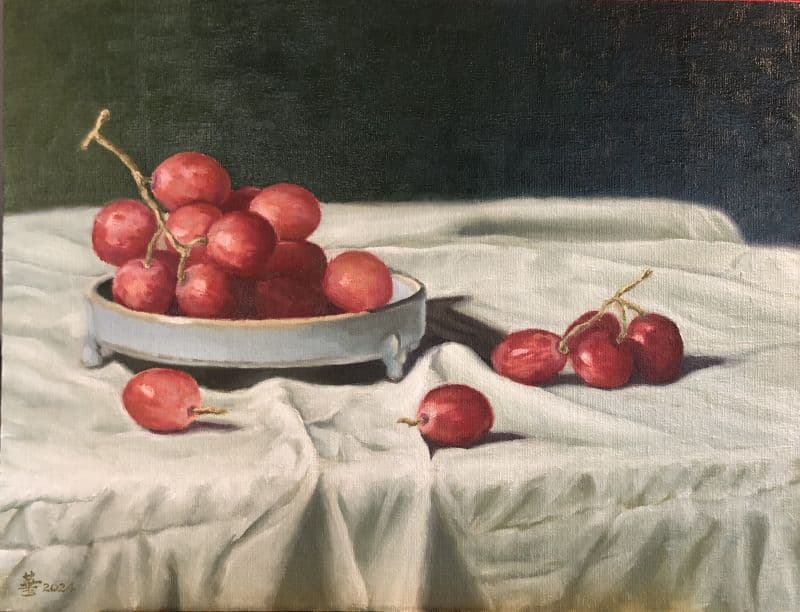 靜物-紅堤 Still life - Red Grape