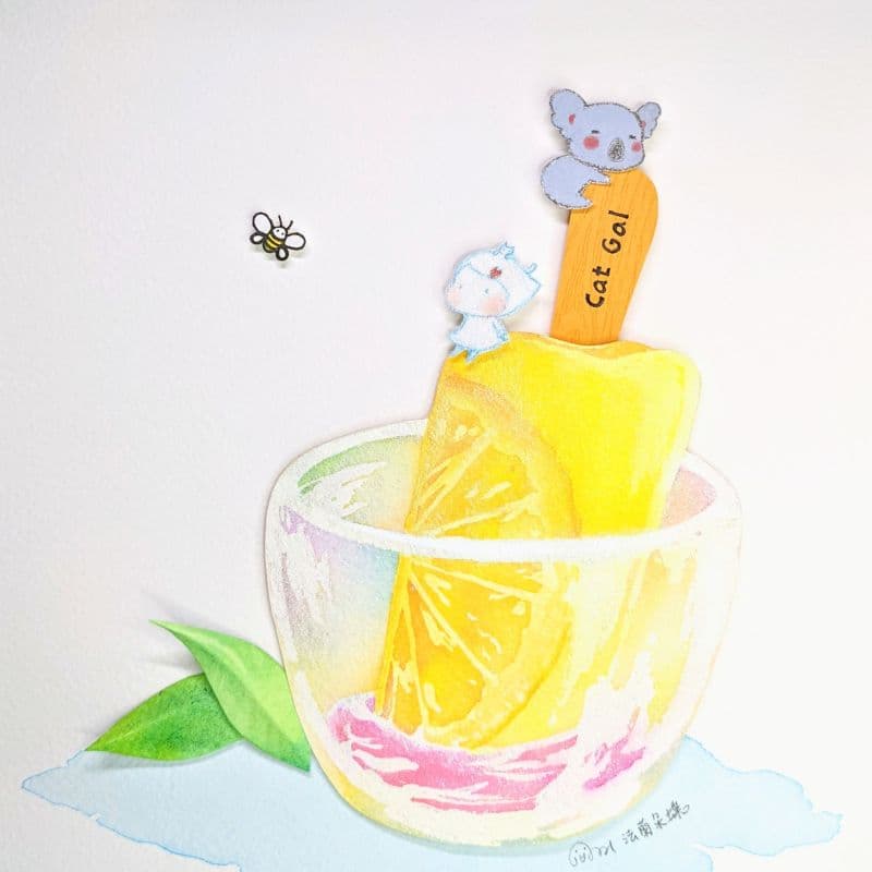 冰棒(藝術微噴複製畫)