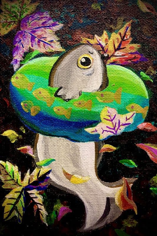 海獺體驗天空的魔法