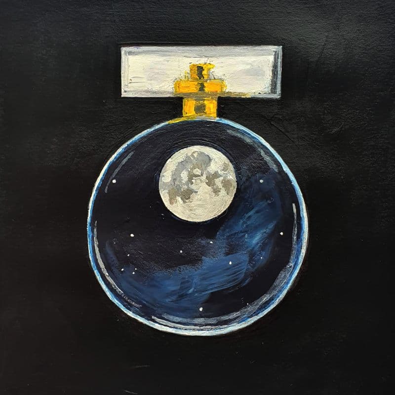 Painted perfume: Bottled moon
