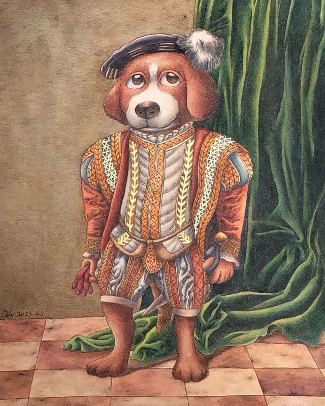 文藝復興仿畫系列:費迪南大公