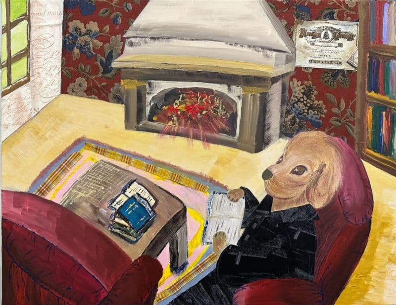 Boy in the Library