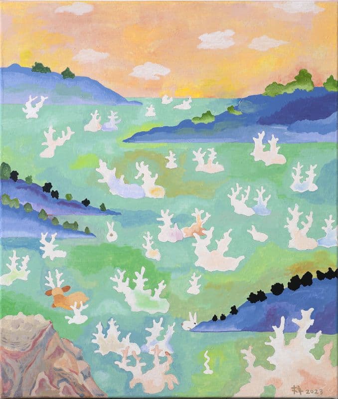 鹿角珊瑚的草原?還是海?