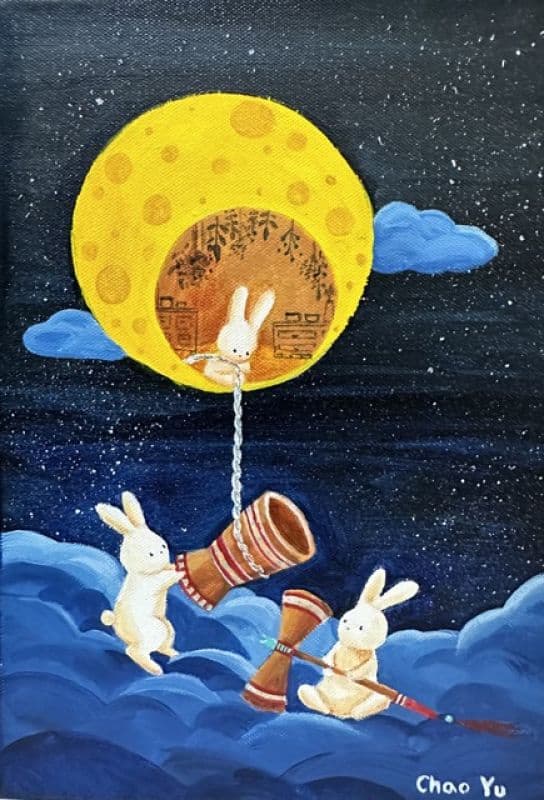 玉兔上班前的準備
