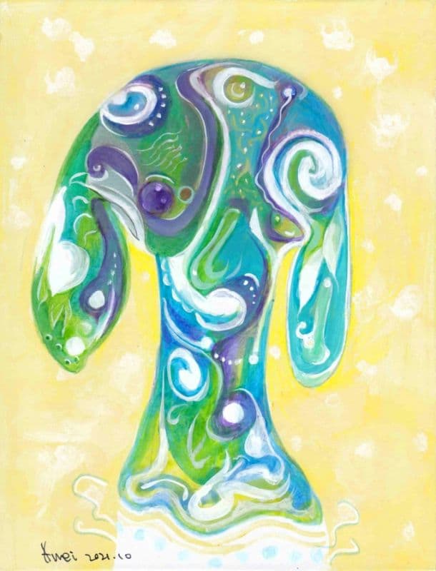 我泡在水裡是怕他們欺負