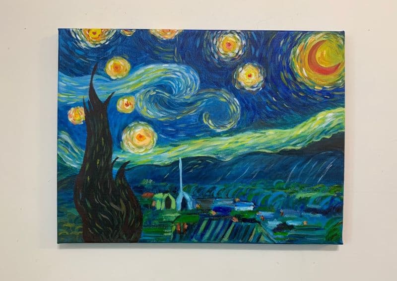 不是梵谷的星夜 (學生Sheila作品) 1