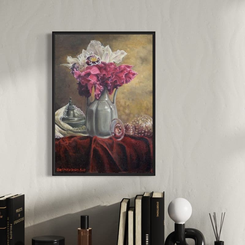 臨摹 青木敏郎 油畫 2