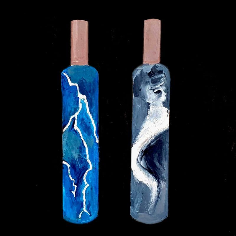 Painted perfume: Stormy skies