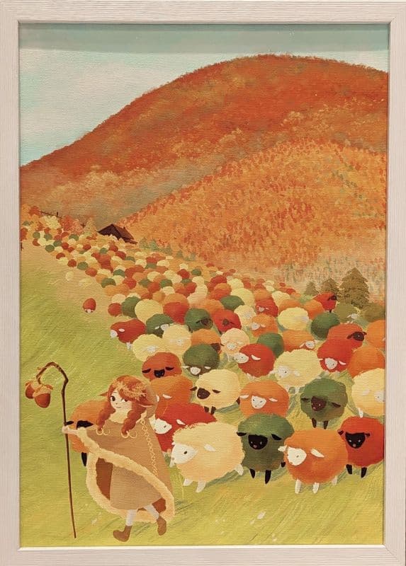 牧神的羊群染紅了遠山