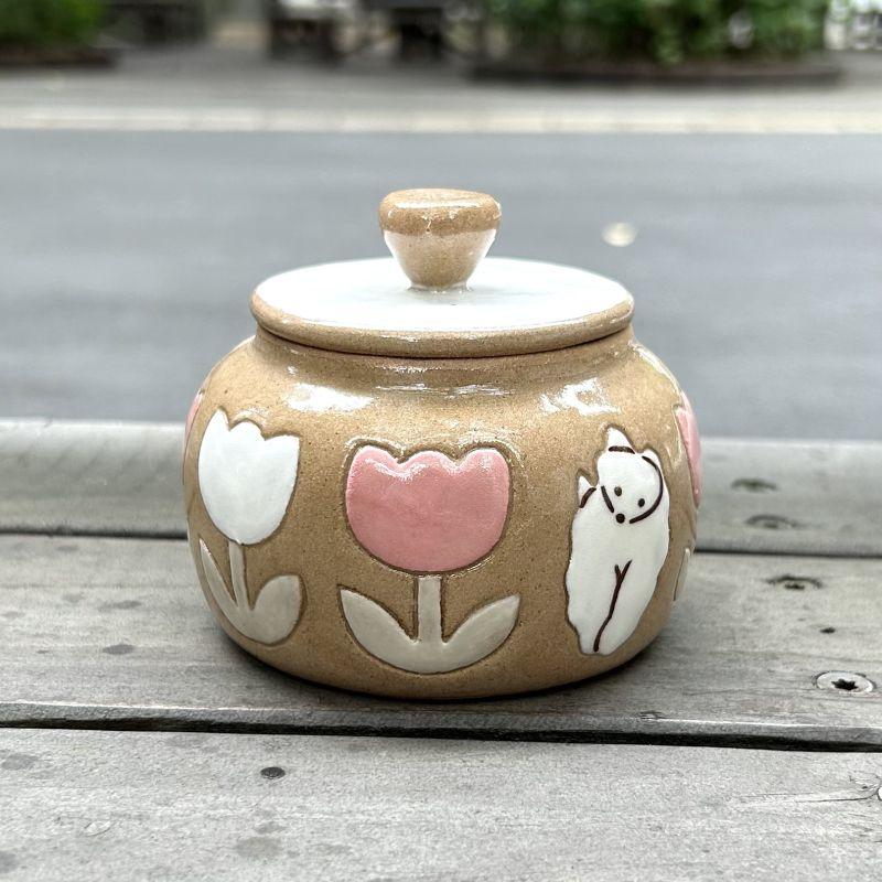 白狐狗花花罐 2