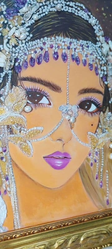 舞孃 Dancing Diva -珠寶畫 8