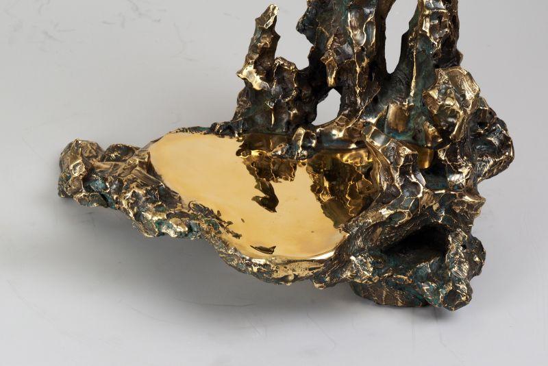 墨影系列/一方勢起 47*40* 33cm 黃銅 4